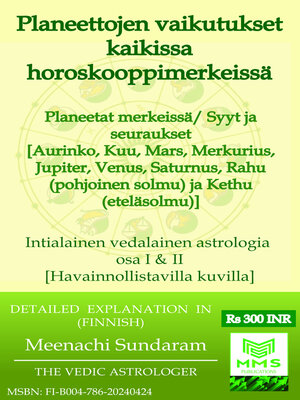 cover image of Planeettojen vaikutukset kaikissa horoskooppimerkeissä (Finnish)
